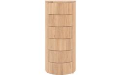 Goossens excellent ladekast denzo wit eiken - 8193292-02