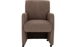 Goossens eetkamerstoel alex grijs stof - 8193369-02