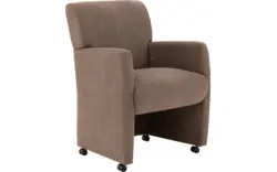 Goossens eetkamerstoel alex grijs stof - 8193369-02