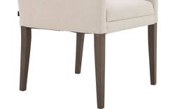 Goossens eetkamerstoel pearl wit stof - 8193980-02
