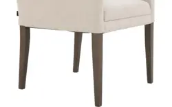 Goossens eetkamerstoel pearl wit stof - 8193980-02