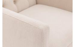 Goossens eetkamerstoel pearl wit stof - 8193980-02