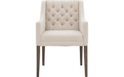 Goossens eetkamerstoel pearl wit stof - 8193981-02