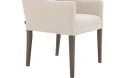 Goossens eetkamerstoel pearl wit stof - 8193981-02