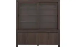 Goossens buffetkast clear donker bruin eiken - 8194065-01