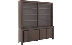 Goossens buffetkast clear donker bruin eiken - 8194065-06