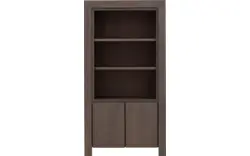 Goossens boekenkast clear donker bruin eiken - 8194069-01