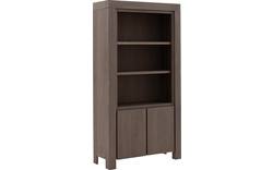 Goossens boekenkast clear donker bruin eiken - 8194069-02