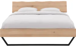 Goossens bedframe slade onbewerkt eiken - 8194072-01