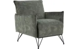 Goossens basic fauteuil lygo groen stof - 8194142-02
