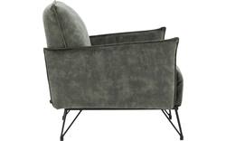 Goossens basic fauteuil lygo groen stof - 8194142-02