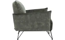 Goossens basic fauteuil lygo groen stof - 8194142-02