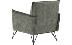 Goossens basic fauteuil lygo groen stof - 8194142-02