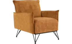 Goossens basic fauteuil lygo geel stof - 8194143-02