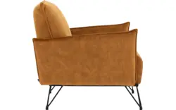 Goossens basic fauteuil lygo geel stof - 8194143-02