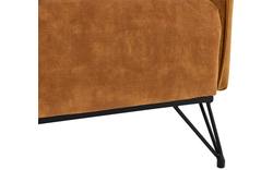 Goossens basic fauteuil lygo geel stof - 8194143-02
