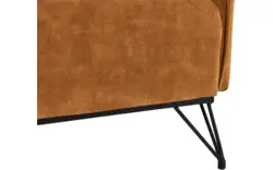 Goossens basic fauteuil lygo geel stof - 8194143-02