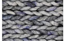 Goossens eco vloerkleed rif blauw wol - 8194362-01