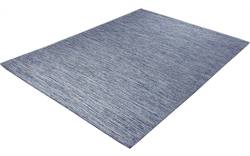Goossens basic vloerkleed tealo blauw katoen - 8194388-02