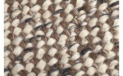 Goossens eco vloerkleed assisa bruin wol - 8194392-01