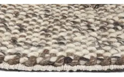 Goossens eco vloerkleed assisa bruin wol - 8194392-01