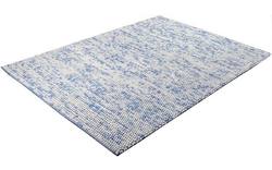 Goossens eco vloerkleed mene blauw wol - 8194398-02