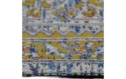 Goossens basic vloerkleed capo blauw katoen - 8194400-01