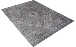 Goossens basic vloerkleed canto zwart katoen - 8194425-01