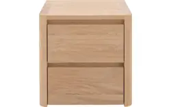 Goossens nachtkastje bibi onbewerkt eiken - 8195255-02