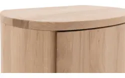 Goossens excellent nachtkastje denzo onbewerkt eiken - 8195256-02