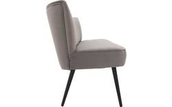 Goossens eetkamerbank rob grijs stof - 8195349-02