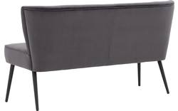 Goossens eetkamerbank rob grijs stof - 8195352-05