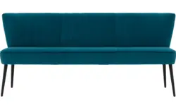 Goossens eetkamerbank rob blauw stof - 8195354-02
