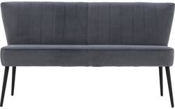 Goossens eetkamerbank rob blauw stof - 8195355-02