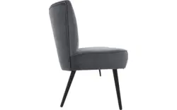 Goossens eetkamerbank rob blauw stof - 8195355-02