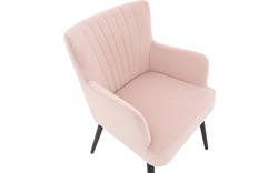 Goossens eetkamerstoel rob roze stof - 8195381-01