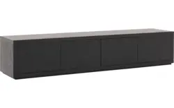 Goossens tv meubel barcelona zwart eiken - 8195387-01
