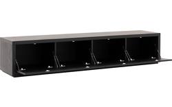 Goossens tv meubel barcelona zwart eiken - 8195387-01