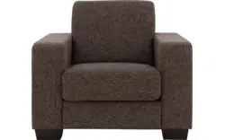 Goossens fauteuil n joy divana bruin stof - 8195434-02