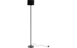 Goossens basic vloerlamp helix zwart metaal - 8195526-01