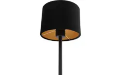 Goossens basic vloerlamp helix zwart metaal - 8195526-01