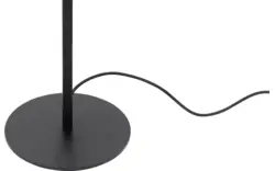 Goossens basic vloerlamp helix zwart metaal - 8195526-01