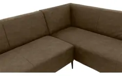 Goossens hoekbank key west groen micro leer - 8195954-393-01