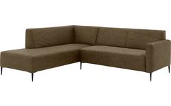Goossens hoekbank key west groen micro leer - 8195954-393-gespiegeld-02