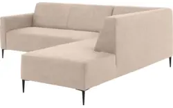 Goossens hoekbank key west beige micro leer - 8195954-403-01