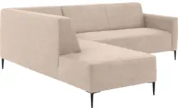 Goossens hoekbank key west beige micro leer - 8195954-403-gespiegeld-01