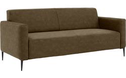 Goossens zitbank key west groen micro leer - 8195956-393-02