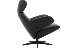Goossens excellent relaxstoel avec zwart leer - 8195961-02