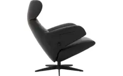 Goossens excellent relaxstoel avec zwart leer - 8195961-02