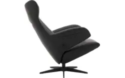 Goossens excellent relaxstoel avec zwart leer - 8195961-02